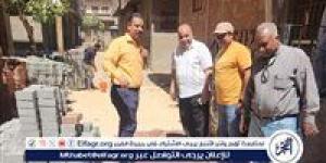 تركيب بلاط الإنترلوك بحارات وتفرعات شارع الحدادين بمدينة صدفا بأسيوط - الكويت الاخباري