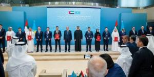 ولي عهد أبوظبي والرئيس الكازاخستاني يشهدان تبادل اتفاقيات مشتركة - الكويت الاخباري