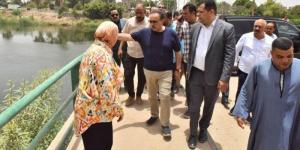 محافظ أسيوط في جولة مفاجئة على كوبري الحواتكة - الكويت الاخباري