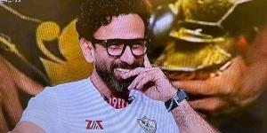 تقديرا لـ شيكابالا..ابراهيم فايق يرتدي تيشيرت الزمالك على الهواء - الكويت الاخباري