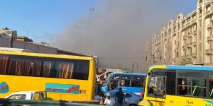 عاجل- بالصور انقطاع الاتصالات في بعض القنوات الفضائية بسبب حريق سنترال رمسيس - الكويت الاخباري