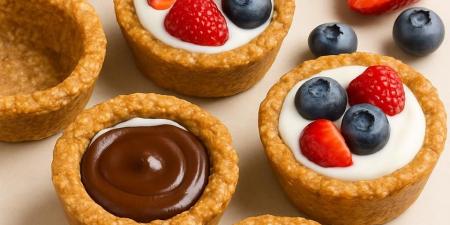 طريقة عمل أكواب الكوكيز الصحية.. شهية ولذيذة - الكويت الاخباري