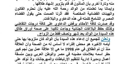 طلقها بعد شهر ونصف.. ماذا يحدث بين بوسي شلبي وأبناء محمود عبد العزيز؟ - الكويت الاخباري