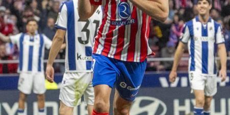 سورلوث مهاجم أتلتيكو مدريد يسجل رباعية أمام سوسيداد في 30 دقيقة - الكويت الاخباري
