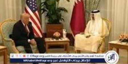 الشيخ تميم لترامب: انت اول رئيس أمريكي يزور قطر بشكل رسمي - الكويت الاخباري