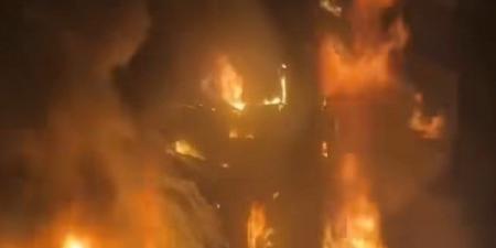 جنب محطة بنزين.. إخماد حريق كافيه على طريق وصلة دهشور - الكويت الاخباري
