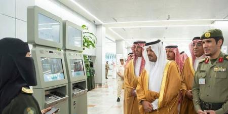 نائب امير مكة يتفقد صالات الحج والعمرة - الكويت الاخباري