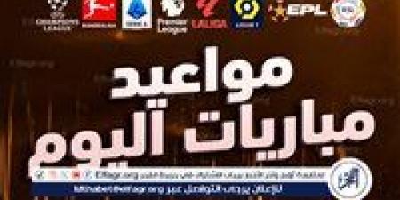 مباريات اليوم السبت حول العالم والقنوات الناقلة - الكويت الاخباري