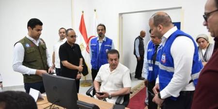 وزير الصحة يتفقد مستشفى الحمام المركزي بمحافظة مطروح - الكويت الاخباري
