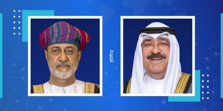 سمو أمير البلاد يتلقى اتصالاً هاتفياً من سلطان عمان للتهنئة بعيد الأضحى المبارك - الكويت الاخباري