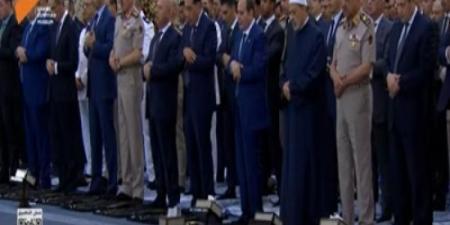 الرئيس السيسي يؤدي صلاة عيد الأضحى في مسجد مصر الكبير بالعاصمة الإدارية - الكويت الاخباري