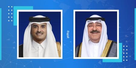 سمو أمير البلاد يجري اتصالاً هاتفياً بأمير دولة قطر - الكويت الاخباري
