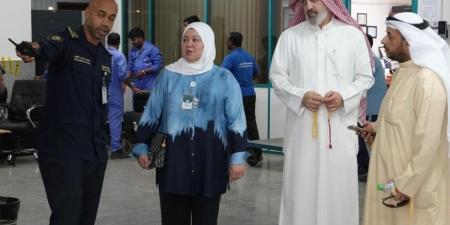 القلاف تفقدت صالة الركاب بادارة جمارك الموانئ الشمالية وجزيرة فيلكا - الكويت الاخباري