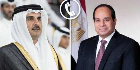 الرئيس السيسي يجري اتصالًا هاتفيًا بأمير دولة قطر - الكويت الاخباري