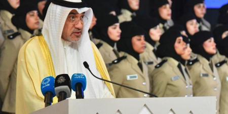 اليوسف يشهد تخريج الدفعة الـ14 من معهد الشرطة النسائية - الكويت الاخباري