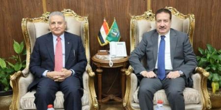 محافظ المنوفية يناقش آخر مستجدات مشروع مكتبة مصر العامة بكفر المصيلحة - الكويت الاخباري