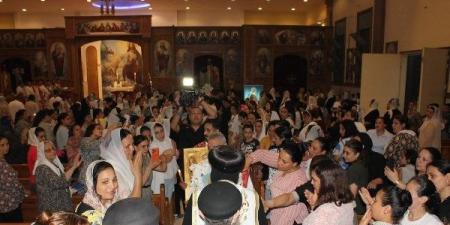 نهضة العذراء ورسامة شمامسة بكنيسة الملاك ميخائيل بأبو المطامير - الكويت الاخباري