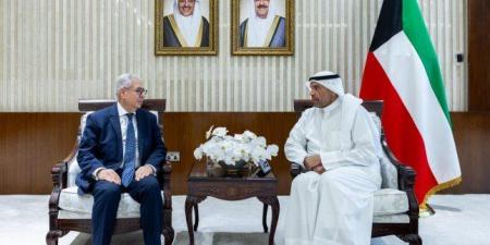 وزير الخارجية الكويتي يستقبل السفير المصري بمناسبة انتهاء فترة عمله لدى البلاد - الكويت الاخباري