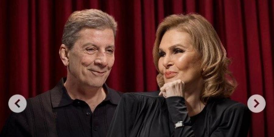يسرا وزوجها لأول مرة مع أنس بوخش.. شاهد - الكويت الاخباري
