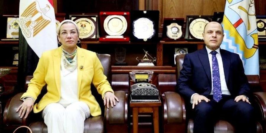 محافظ كفرالشيخ يستقبل وزيرة البيئة قبيل انطلاق مؤتمر «الابتكار من أجل مستقبل أخضر» - الكويت الاخباري