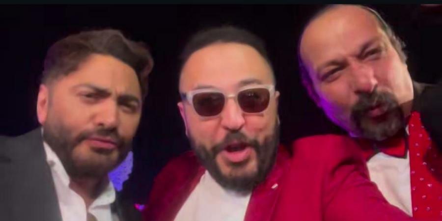 عمرو عبدالعزيز يداعب متابعيه بدويتو يجمعه بتامر حسنى ومحمد ثروت - الكويت الاخباري