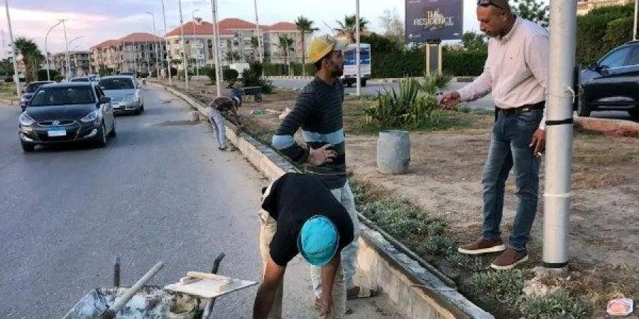 تجهيز الشواطئ واللوحات الإرشادية لاستقبال الموسم الصيفي برأس البر - الكويت الاخباري
