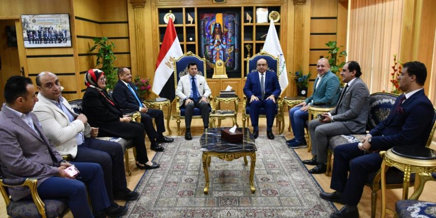 وزير الشباب يزور جامعة المنصورة للمشاركة في مناقشة رسالة دكتوراه  - الكويت الاخباري