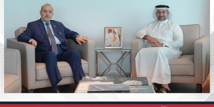 وزير الصناعة والتجارة يستقبل سفير دولة فلسطين لدى مملكة البحرين بمناسبة انتهاء فترة عمله - الكويت الاخباري