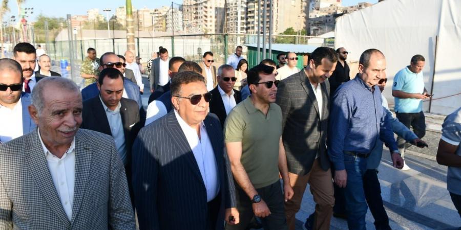 وزير الشباب يفتتح الممشي الجديد  بنادي الحوار بالدقهلية - الكويت الاخباري