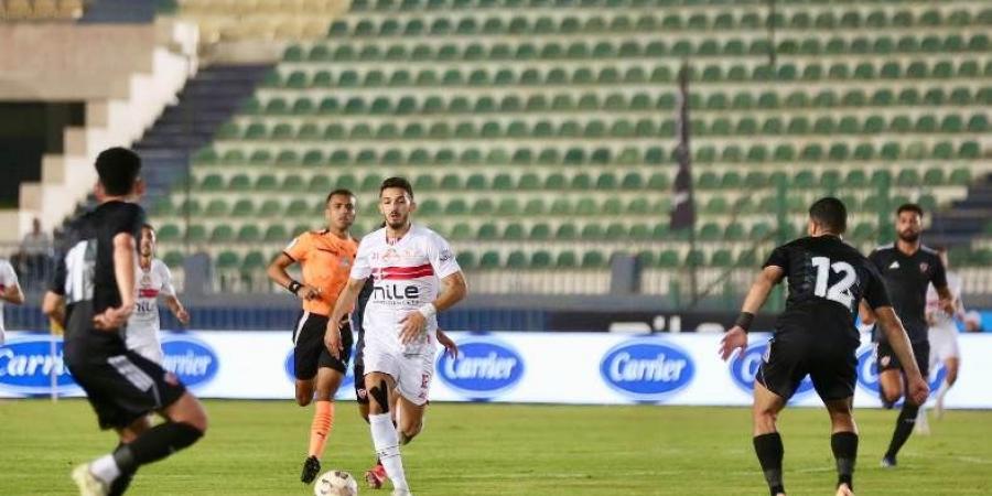 التعادل بهدف لمثله يحسم الشوط الأول بين الزمالك وبتروجت بالدوري - الكويت الاخباري