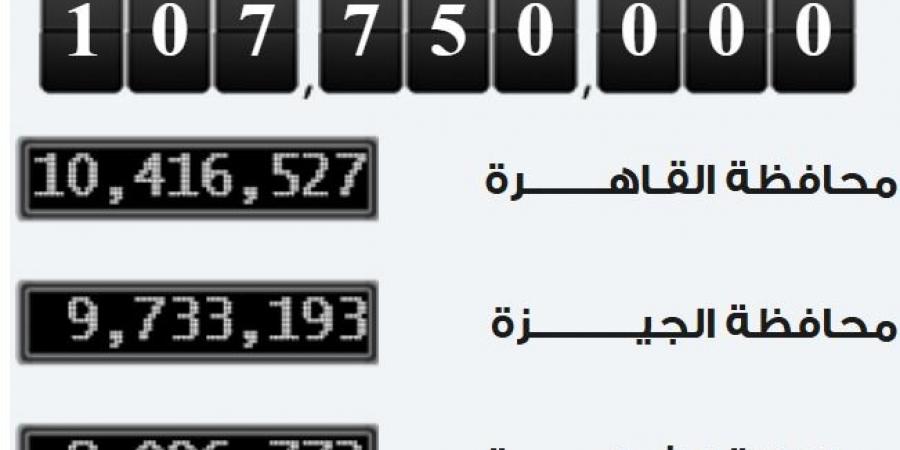 الإحصاء: مصر تسجل 750 ألف نسمة زيادة في عدد سكانها خلال 228 يوم - الكويت الاخباري