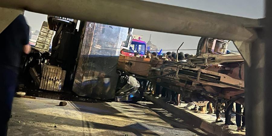 بـ قواطع كهربائية.. الحماية المدنية تحاول استخراج جثمان سيدة حادث الأوتوستراد - الكويت الاخباري