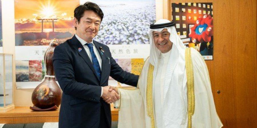 امين (مجلس التعاون) يبحث مع نائب وزير الاقتصاد والتجارة الياباني مستجدات مفاوضات اتفاقية التجارة الحرة - الكويت الاخباري