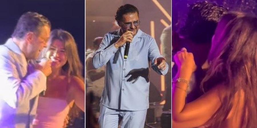 وشوشها على المسرح.. راغب علامة يرقص مع معجبة في لبنان بعد أزمة نقابة الموسيقيين - الكويت الاخباري