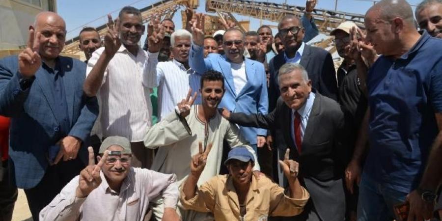 تشغيل تجريبي لمحطة تكسير المواد المحجرية بأسيوط - الكويت الاخباري
